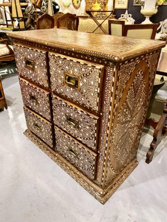 Antique Levantine Inlaid Chest of Drawers