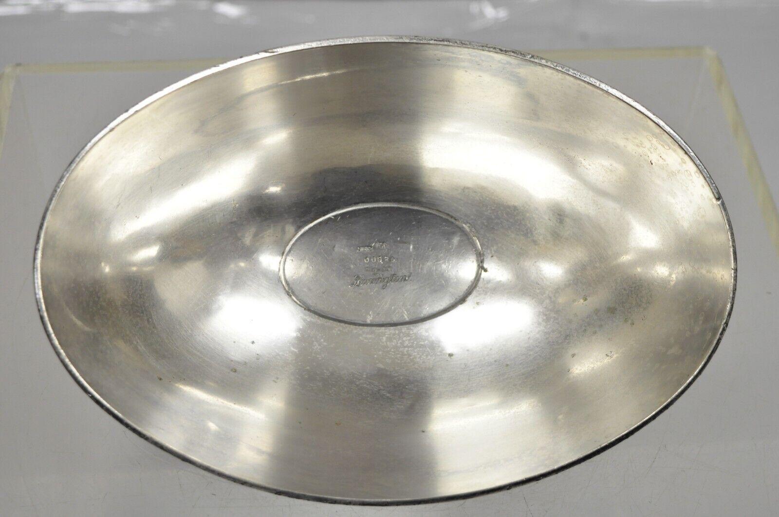 Antique Lexington Silver Plated Edwardian Oval Small Serving Platter Lid Dome For Sale 4