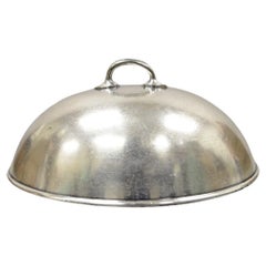 Antico piatto da portata ovale Lexington placcato in argento di Edwardi con coperchio a cupola