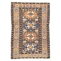 Antique Lezgi Rug 3'7'' x 5'1''