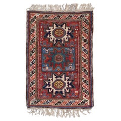 Antique Lezgi Shirvan Rug - Late 19th Century