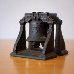Antique Liberty Bell Bookends