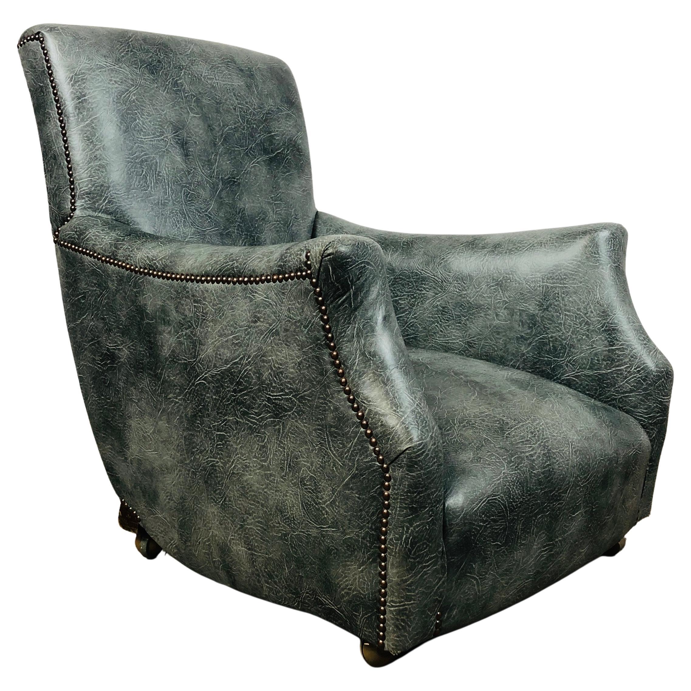 Antique Library Armchair, 19th Century For Sale