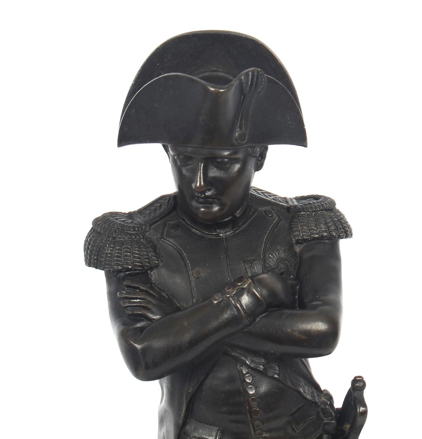 bronze napoleon statue