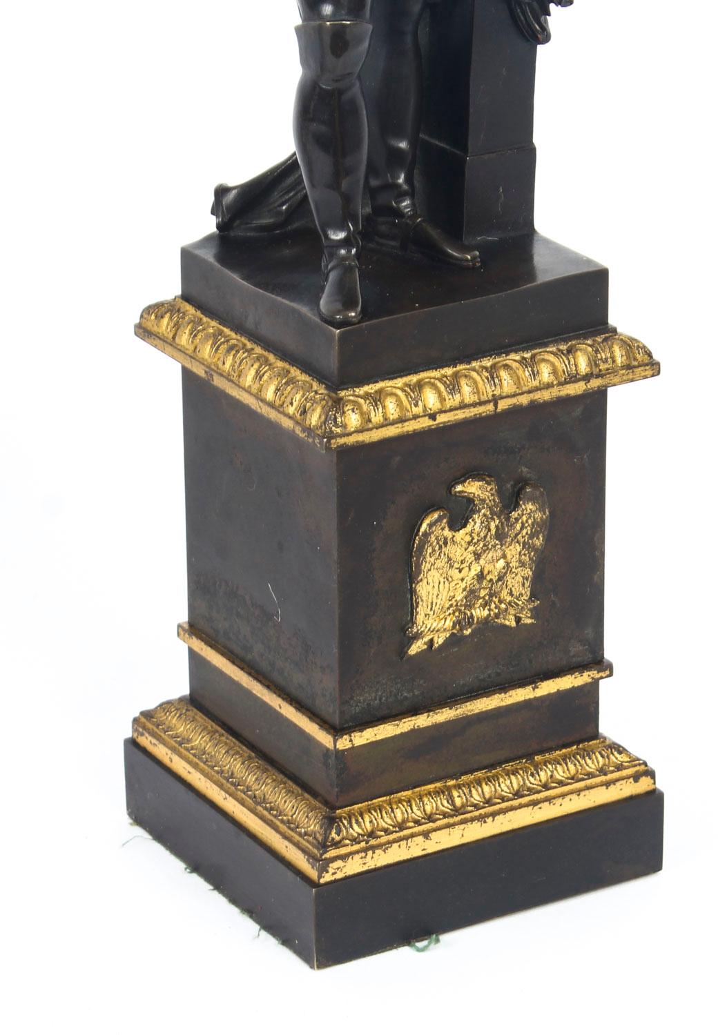 Antique Library Bronze of Napoleon Bonaparte 19th Century In Excellent Condition In London, GB