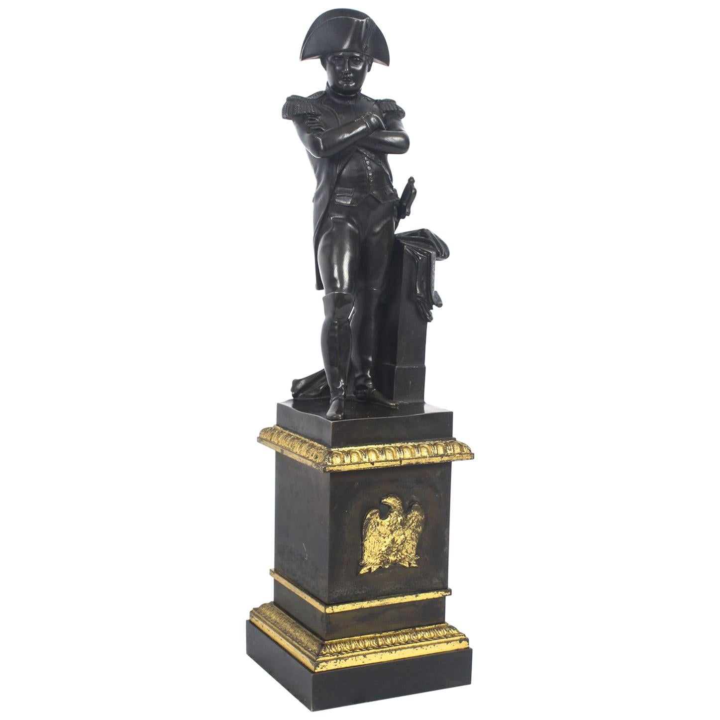 Antique Library Bronze of Napoleon Bonaparte 19th Century