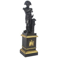 Used Library Bronze of Napoleon Bonaparte 19th Century