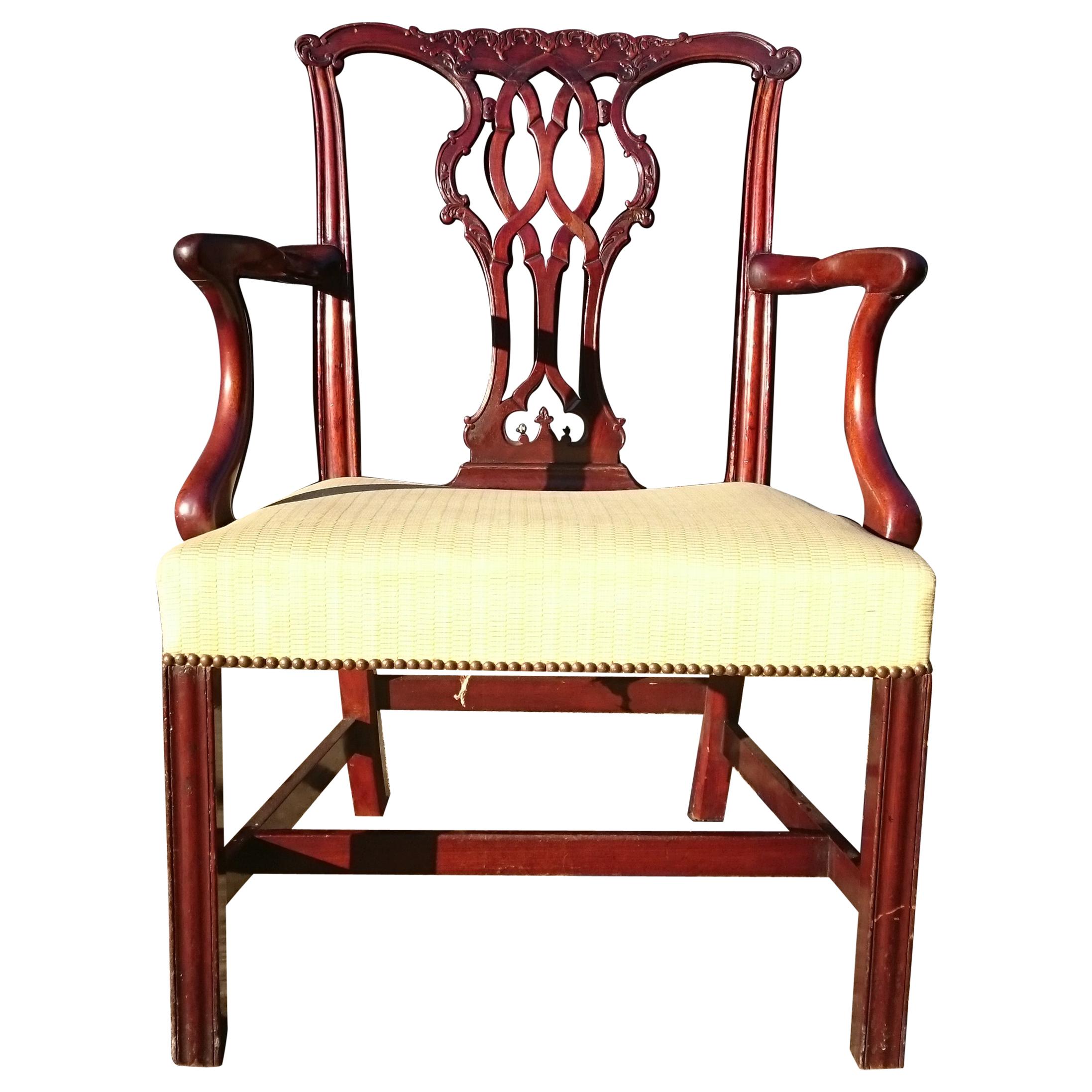 Antique Library / Desk Chair For Sale