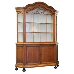 Antique Library Display Vitrine Cabinet Dutch 18th Century