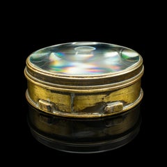 Antique Library Magnifier, English, Brass, Specimen Magnifying Glass, Victorian