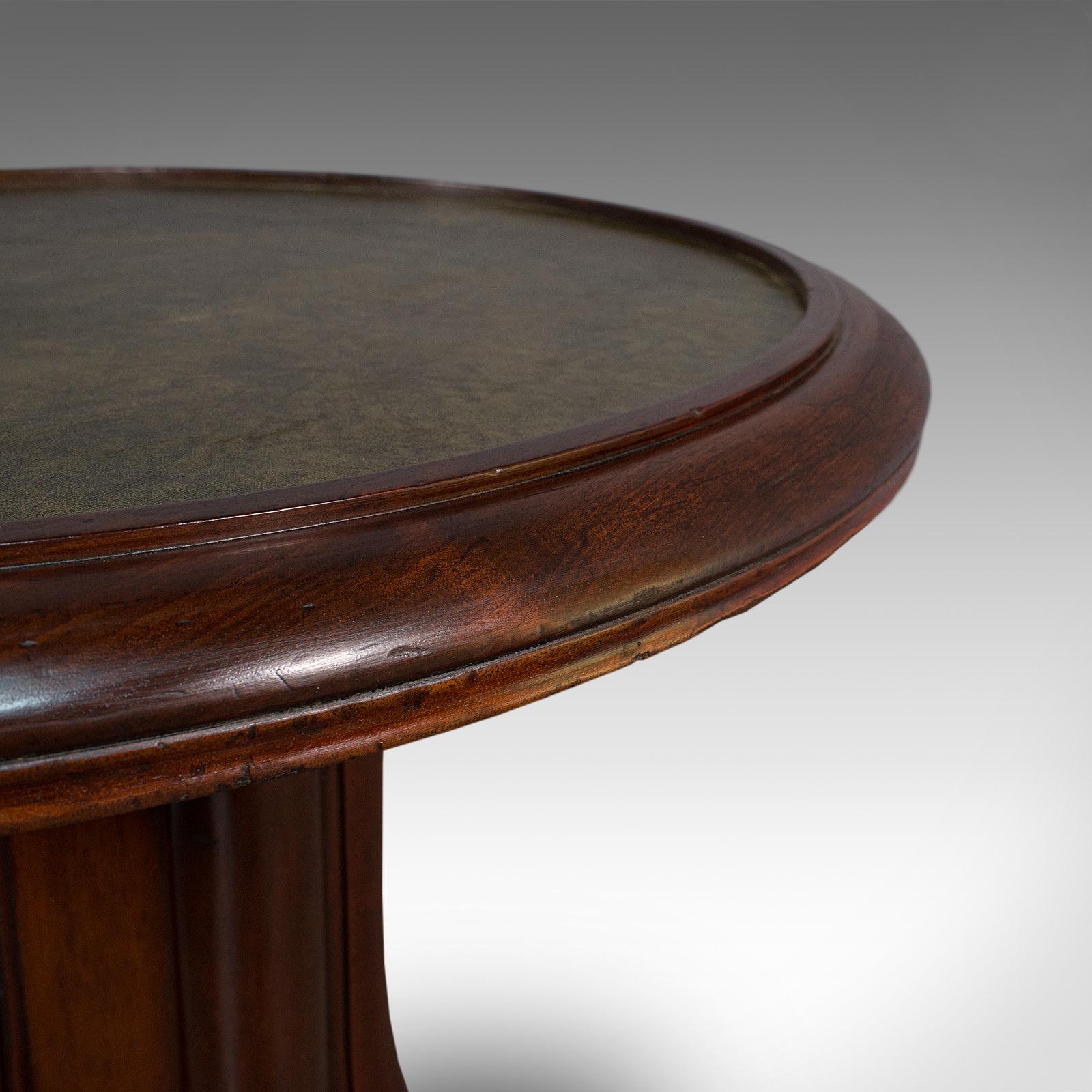 Antique Library Side Table, English, Mahogany, Occasional, Victorian, Circa 1850 4