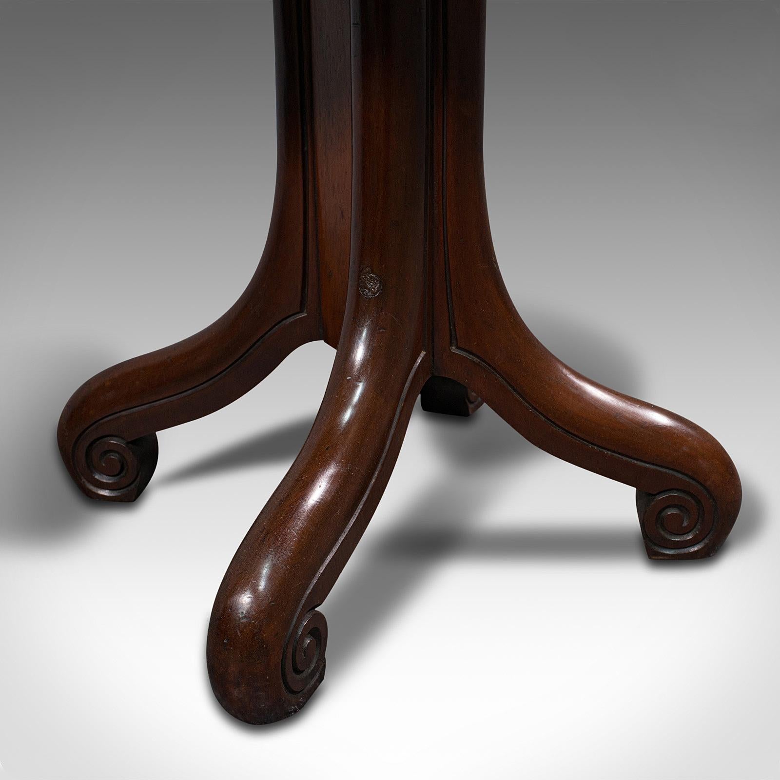 Antique Library Side Table, English, Mahogany, Occasional, Victorian, Circa 1850 5