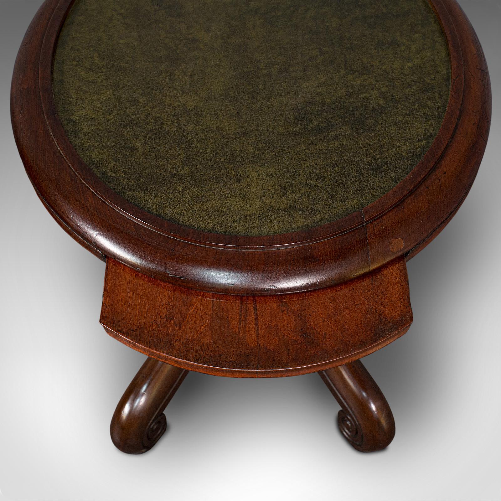 Antique Library Side Table, English, Mahogany, Occasional, Victorian, Circa 1850 2