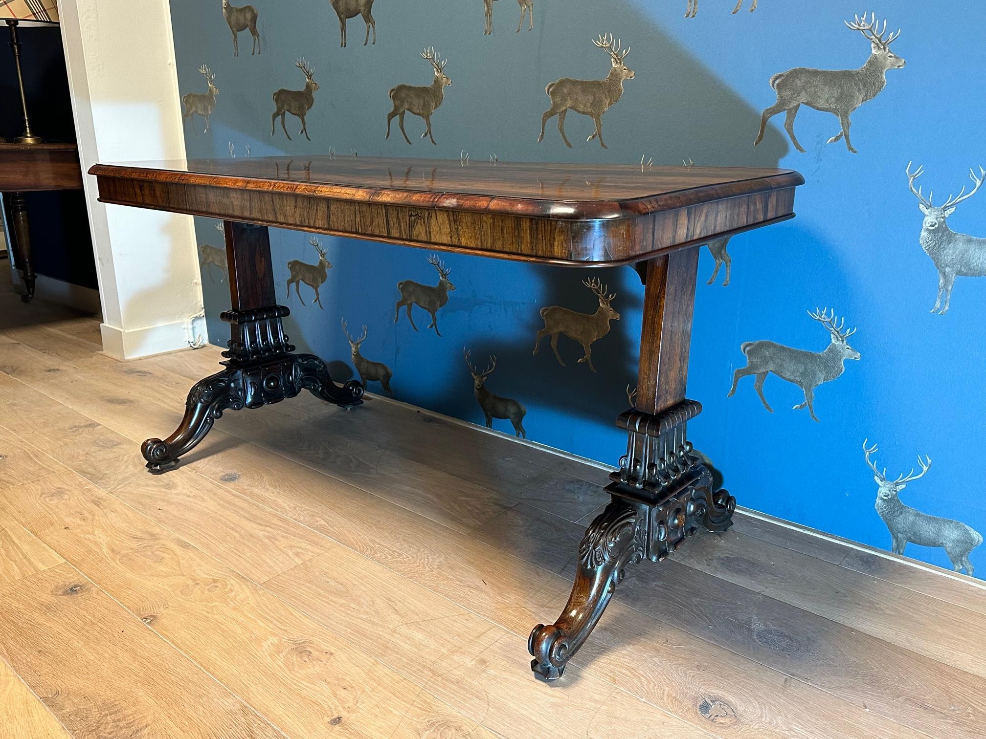 William IV Antique library table For Sale