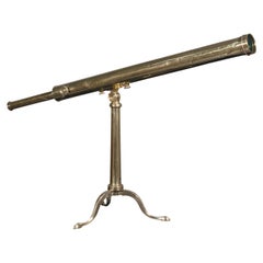 Used Library Telescope, English Brass, Astronomical, Dollond, Victorian, 1890