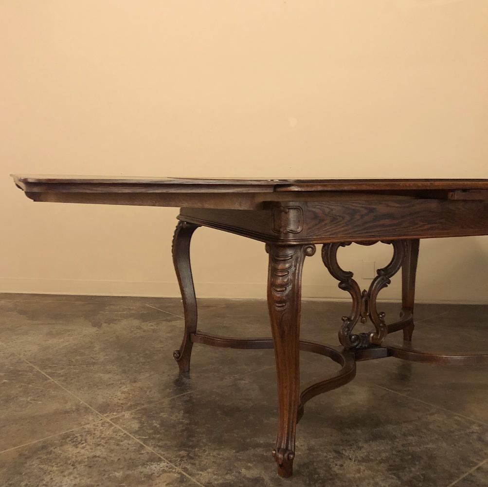 Antique Liegoise Draw Leaf Dining Table For Sale 1