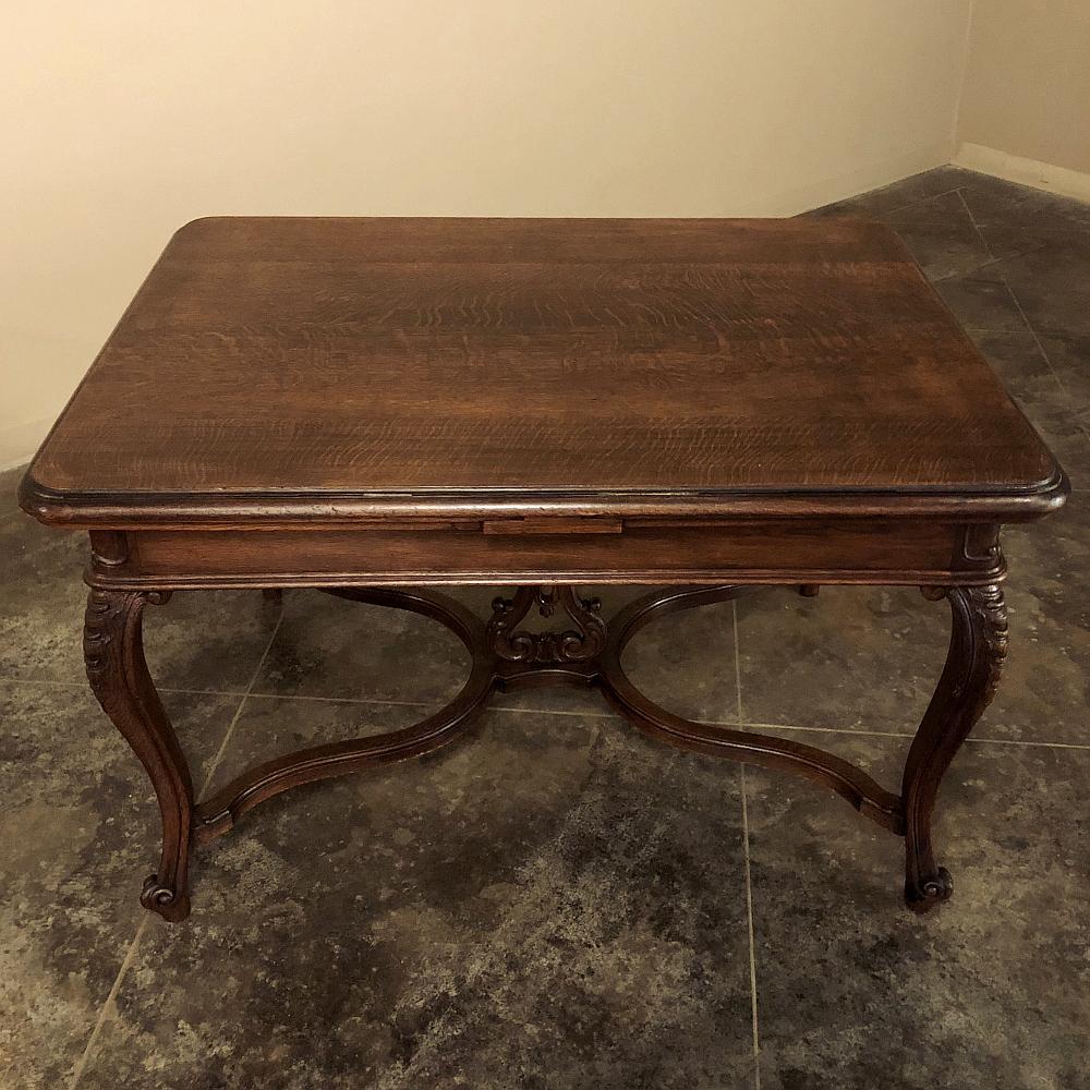 Antique Liegoise Draw Leaf Dining Table For Sale 2
