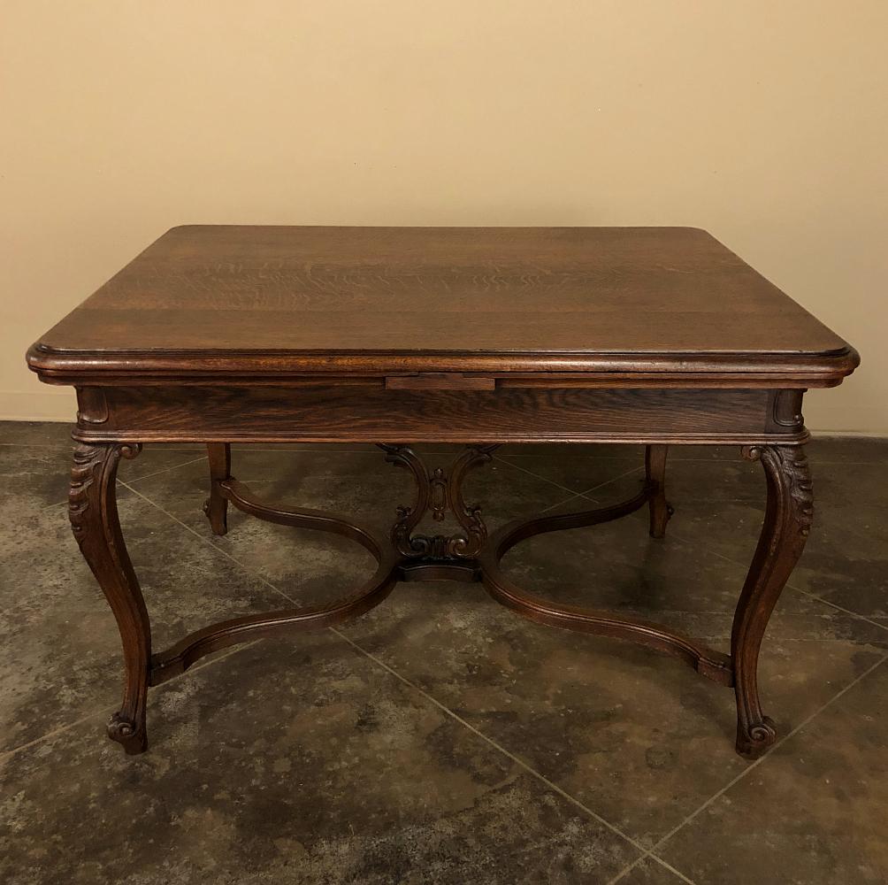 Antique Liegoise Draw Leaf Dining Table For Sale 3