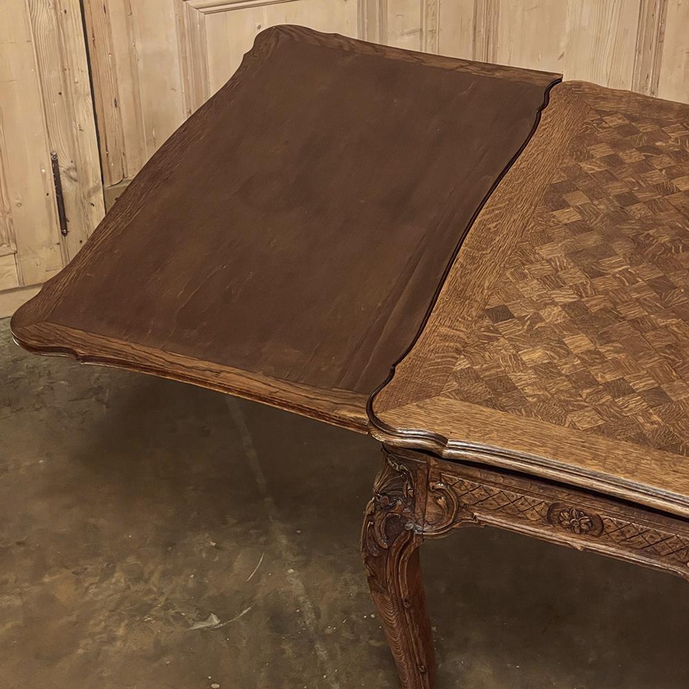 Antique Liegoise Louis XIV Draw Leaf Dining Table For Sale 2