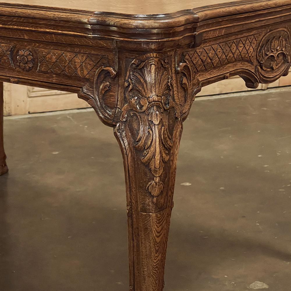 Antique Liegoise Louis XIV Draw Leaf Dining Table For Sale 5