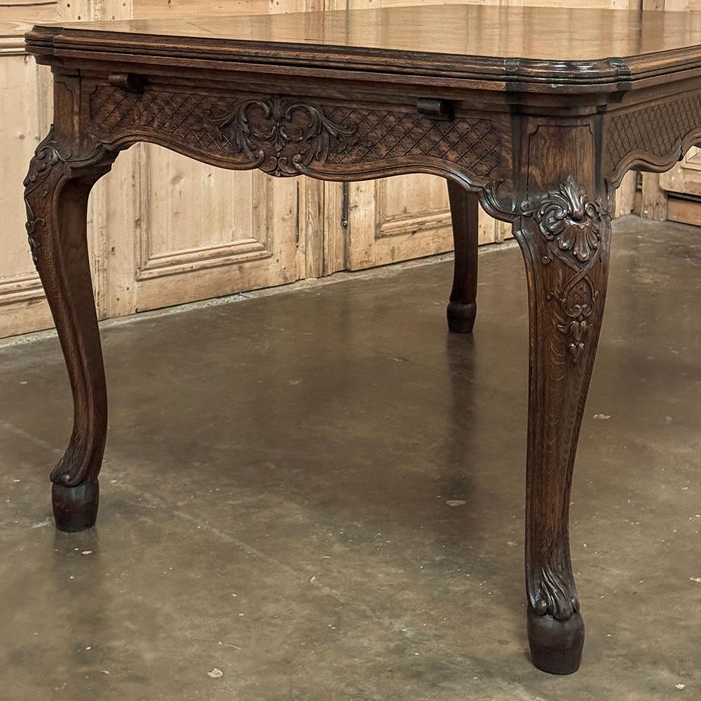 Antique Liegoise Louis XIV Draw Leaf Dining Table For Sale 5