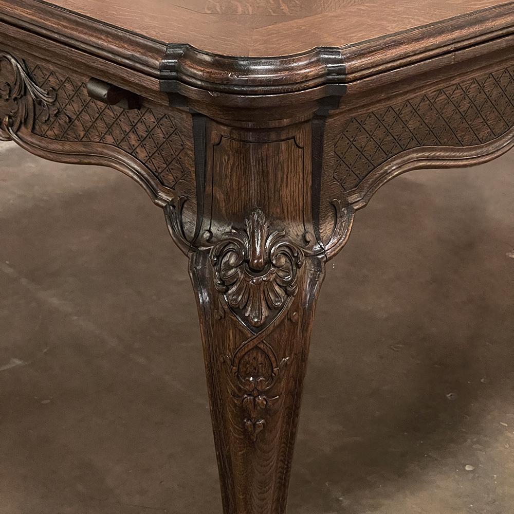 Antique Liegoise Louis XIV Draw Leaf Dining Table For Sale 6