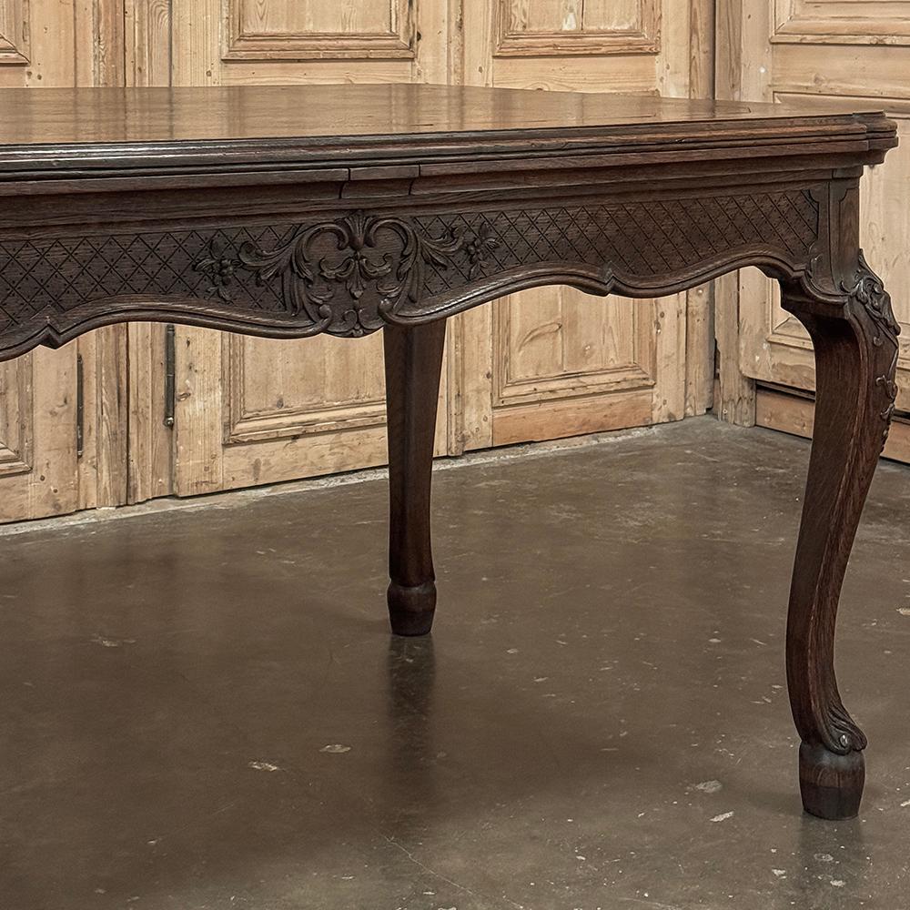 Antique Liegoise Louis XIV Draw Leaf Dining Table For Sale 8