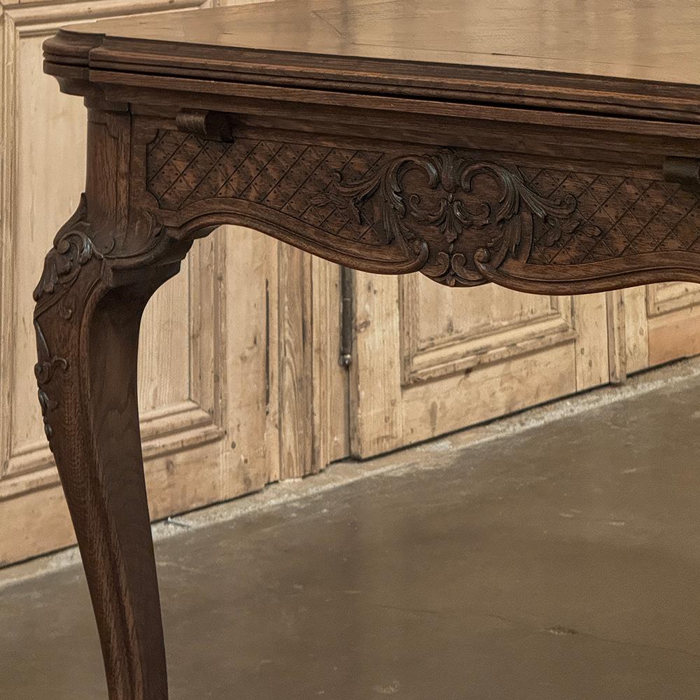 Antique Liegoise Louis XIV Draw Leaf Dining Table For Sale 10