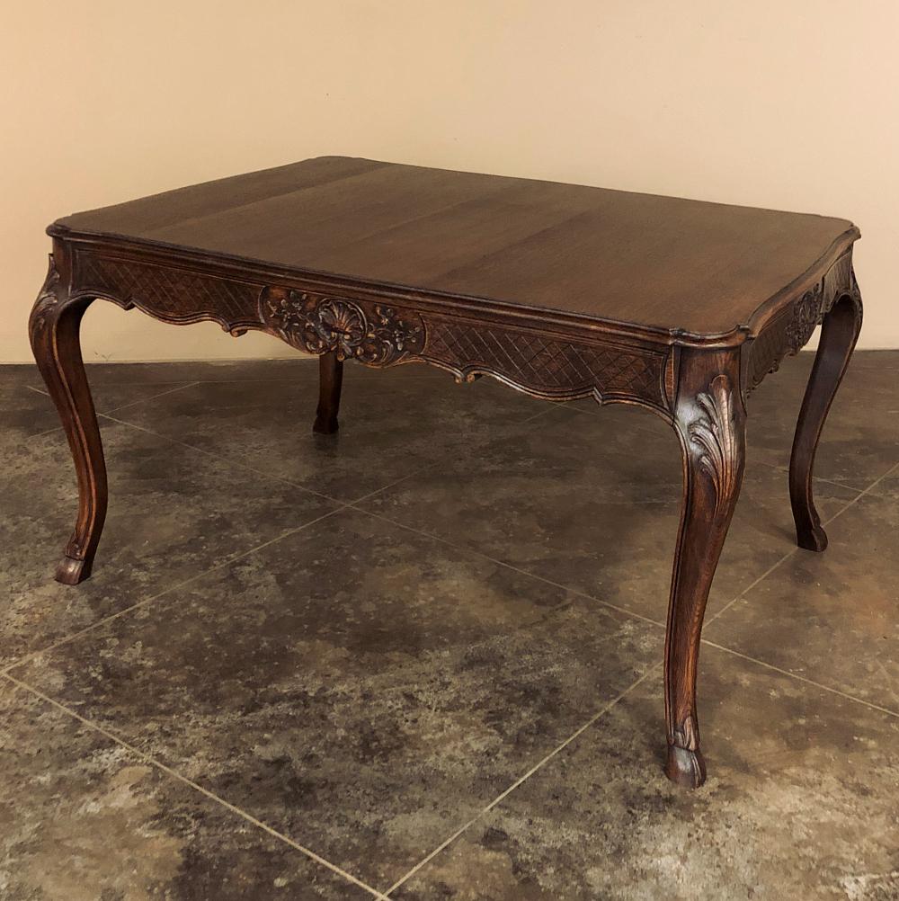 20th Century Antique Liegoise Writing Table with 2 Drawers For Sale