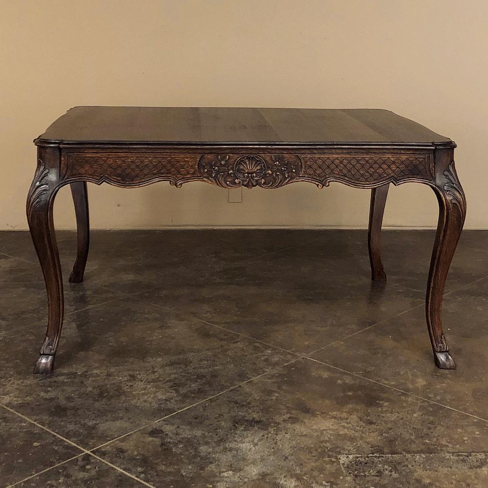 Antique Liegoise Writing Table with 2 Drawers For Sale 1