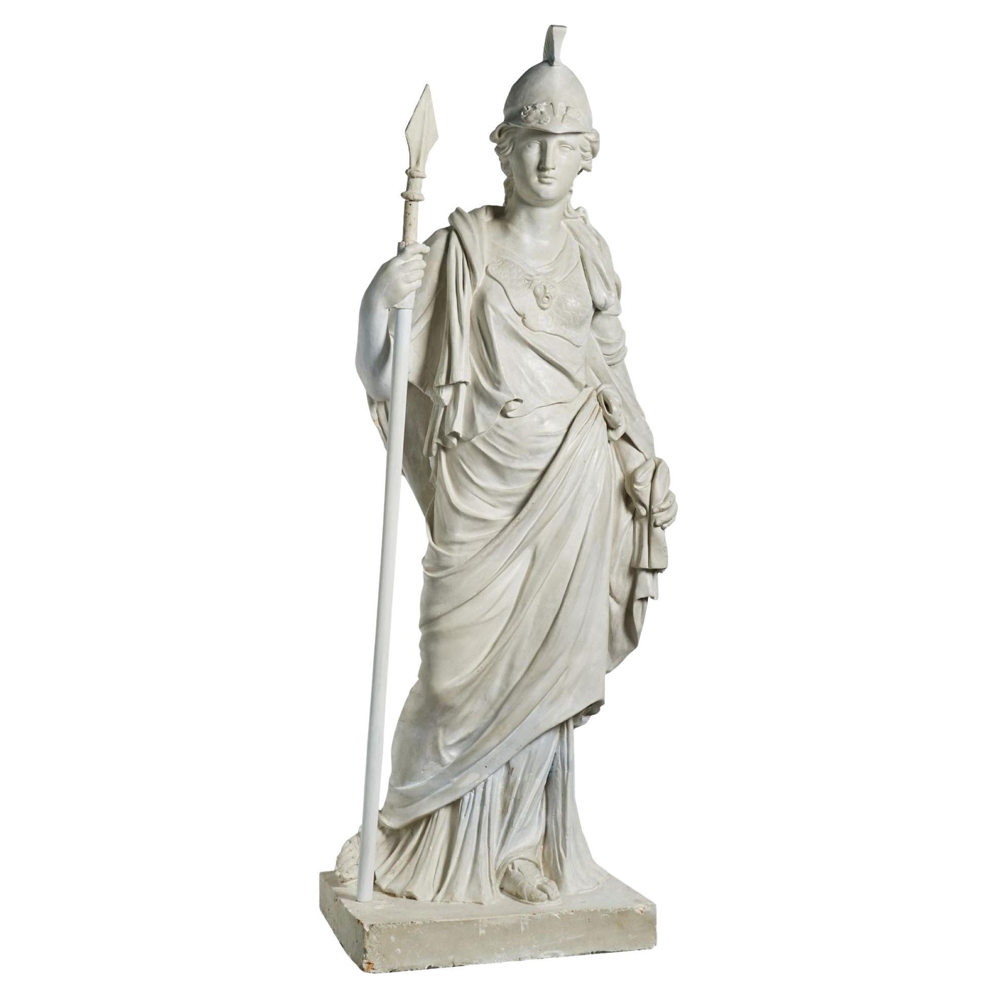 Antike lebensgroße Minerva-Statue im Angebot