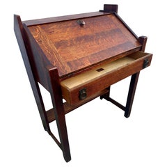 Antique "Lifetime" Drop Front Desk - Stickley Era - W7422