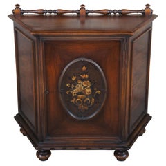 Antique Lifetime Furn. Jacobean Spanish Walnut Buffet Sideboard Server Cabinet