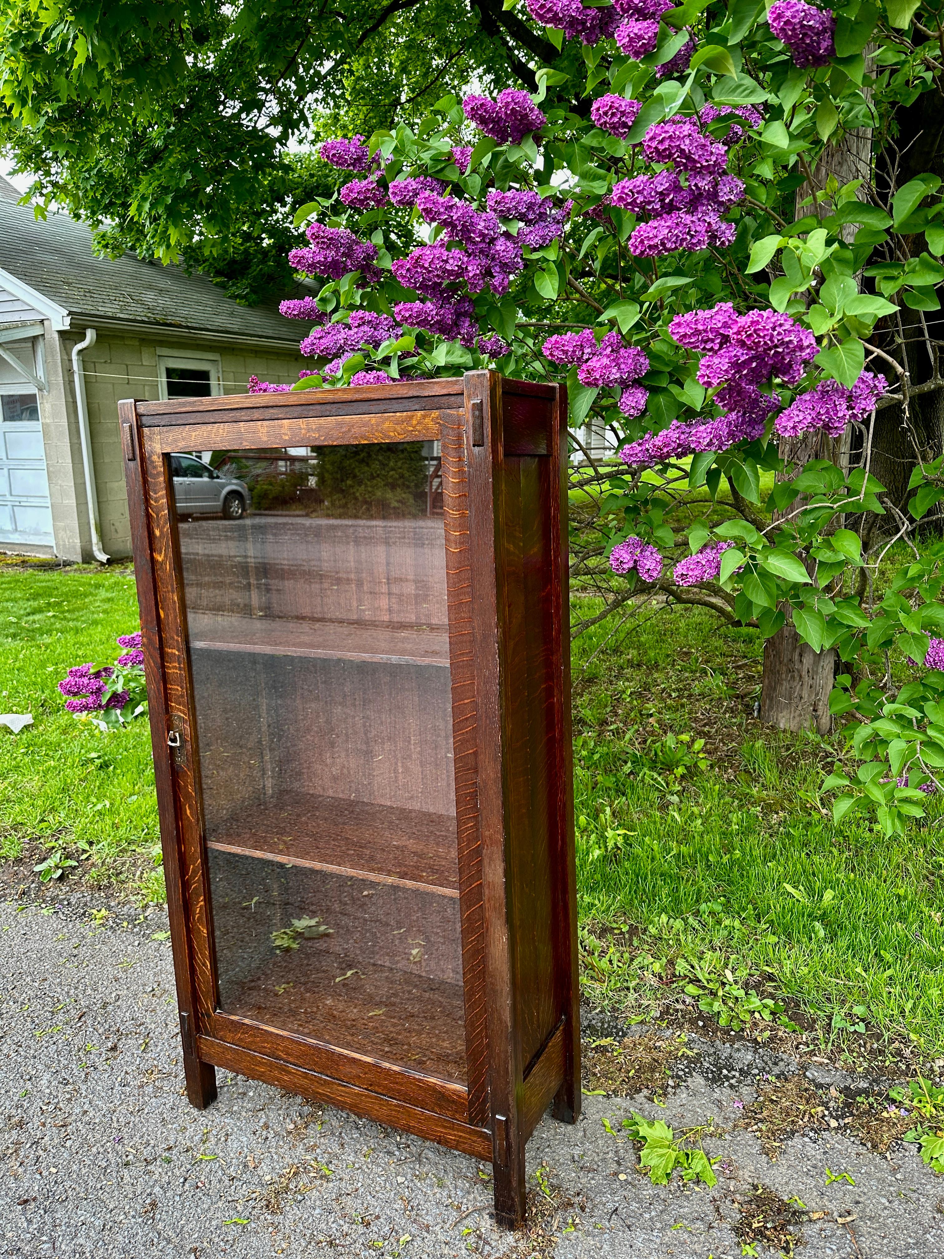 Antique    LIFETIME     One-Door A&C Bookcase -  Stickley era  W7423  30%  SALE For Sale 5