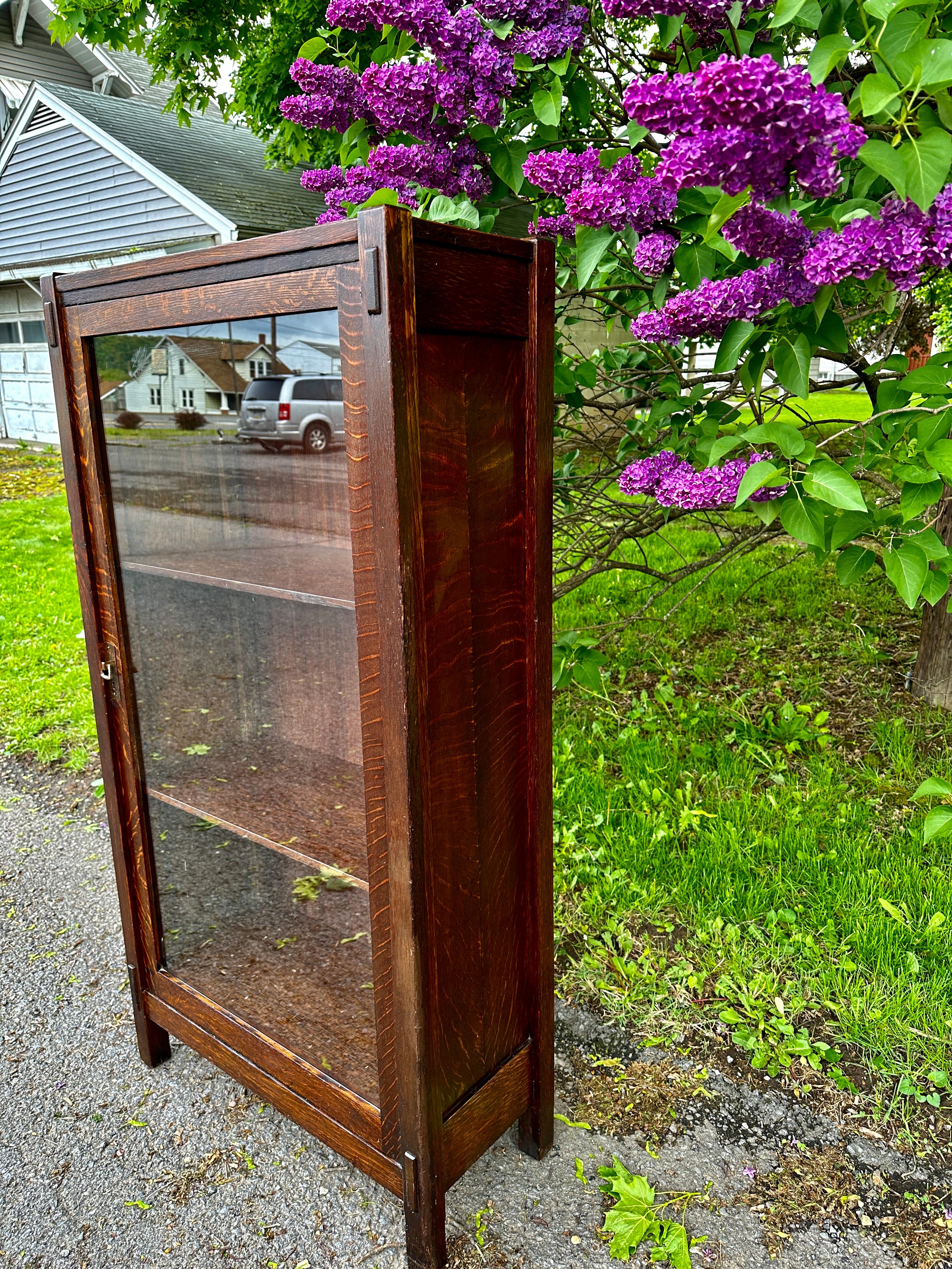 Antique    LIFETIME     One-Door A&C Bookcase -  Stickley era  W7423  30%  SALE For Sale 6