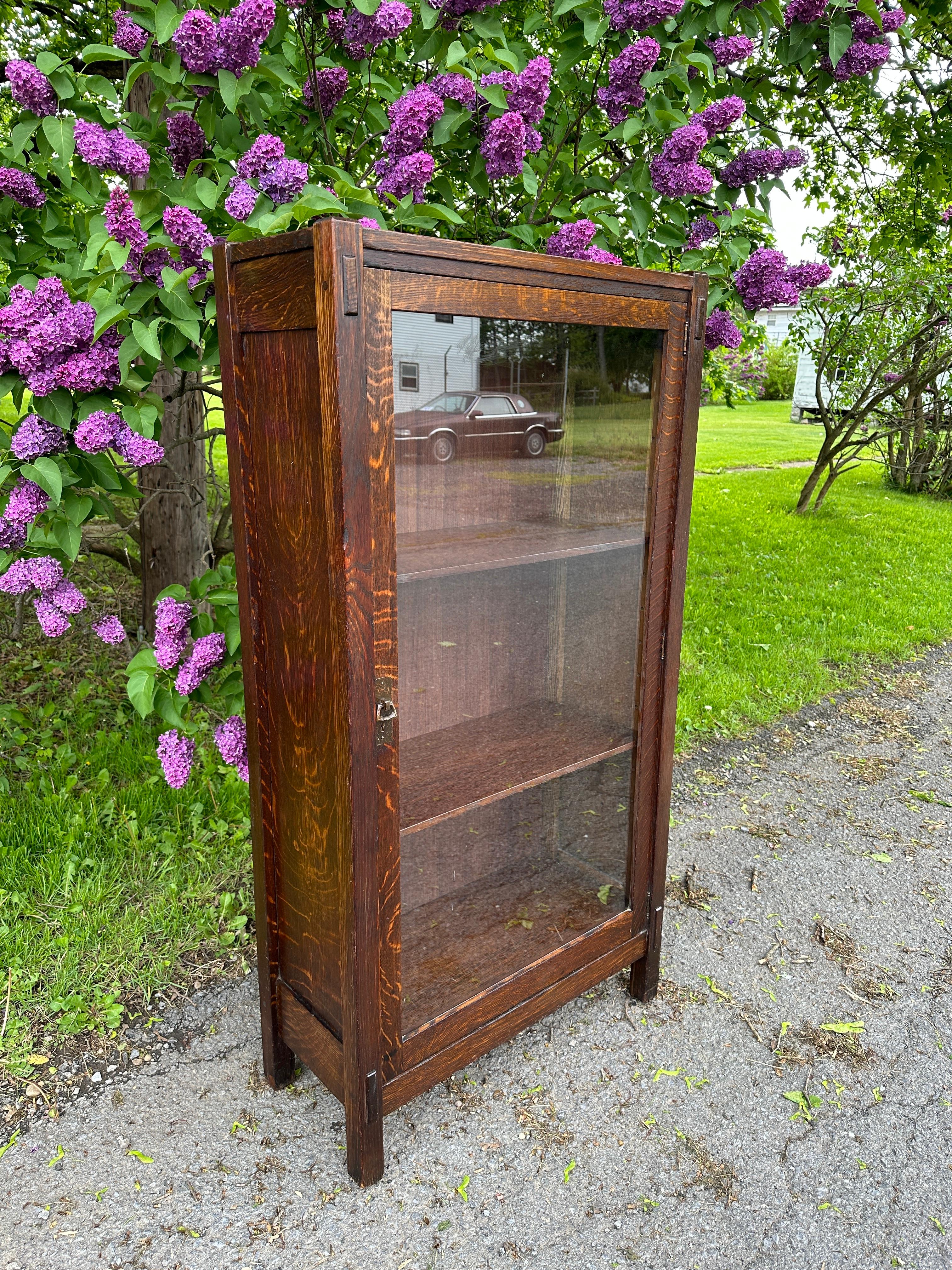 Antique    LIFETIME     One-Door A&C Bookcase -  Stickley era  W7423  30%  SALE For Sale 7