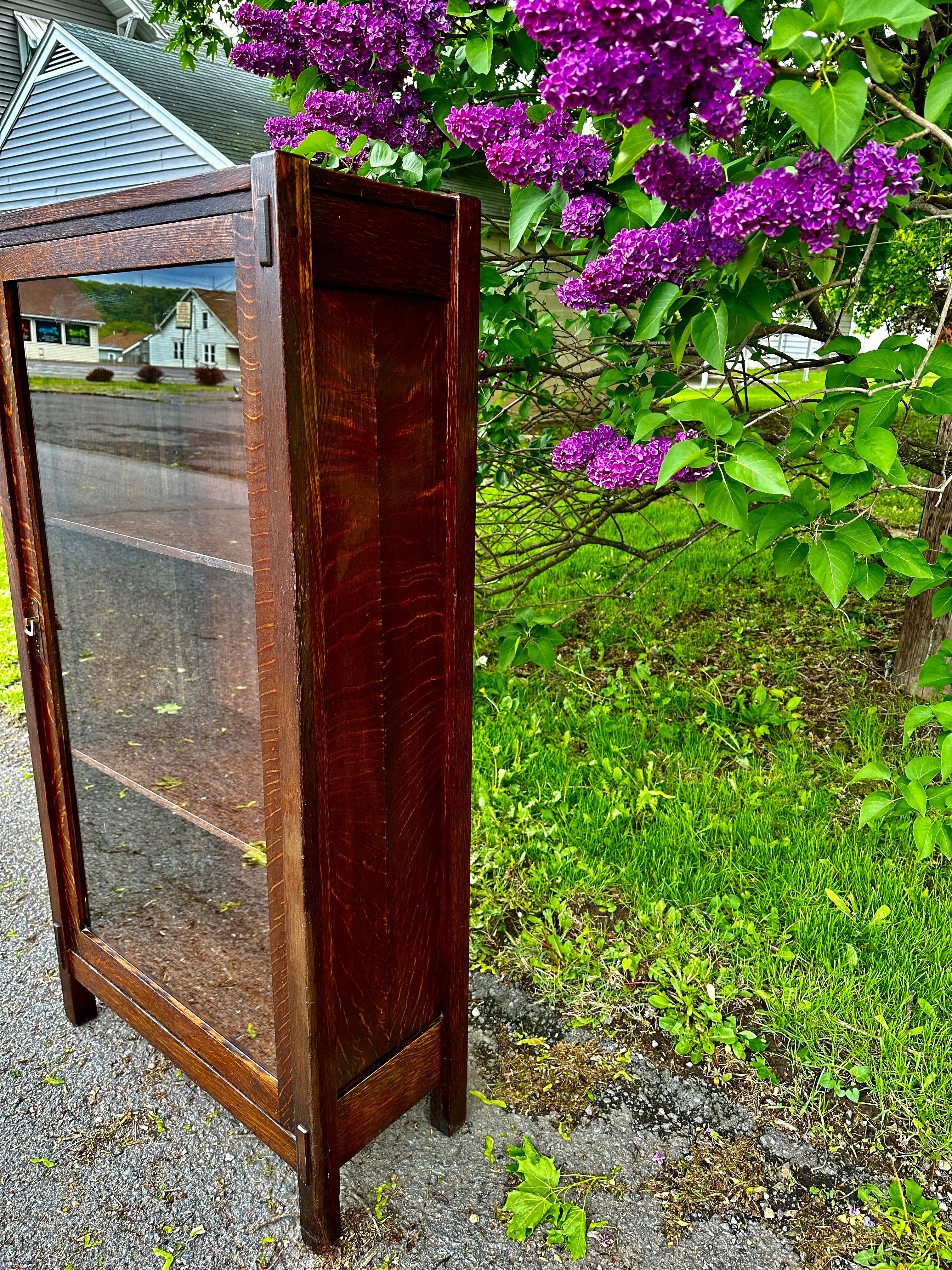 Antique    LIFETIME     One-Door A&C Bookcase -  Stickley era  W7423  30%  SALE For Sale 9