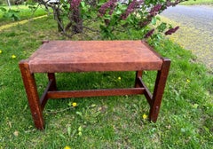 Antique “Lifetime” Small Window Seat, Stickley Era