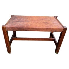 Antico sedile da finestra "Lifetime", epoca Stickley