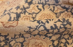 Antique Light Blue Color Persian Tabriz Rug. 10 ft 3 in x 12 ft 6 in