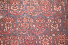 Antiker hellblauer Khamseh-Teppich mit Paisley-Muster