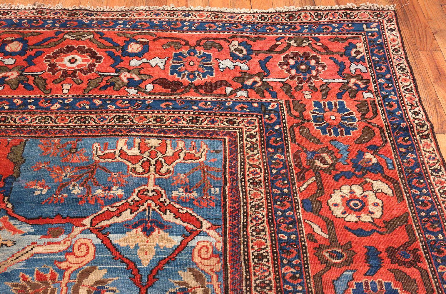 Antique Light Blue Persian Sultanabad Carpet 1