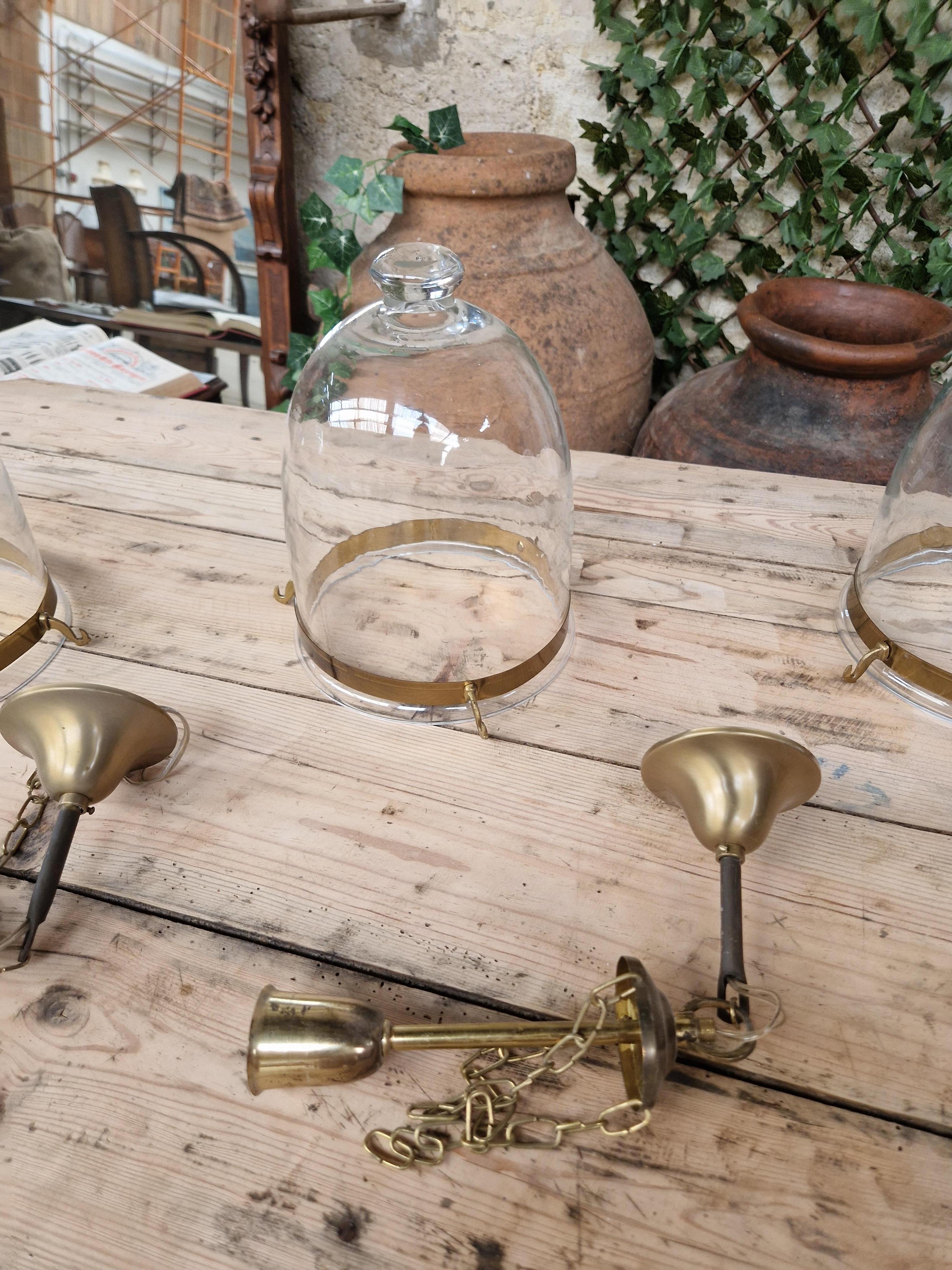 Antique Light Fittings French Colonial Glass Lanterns 10