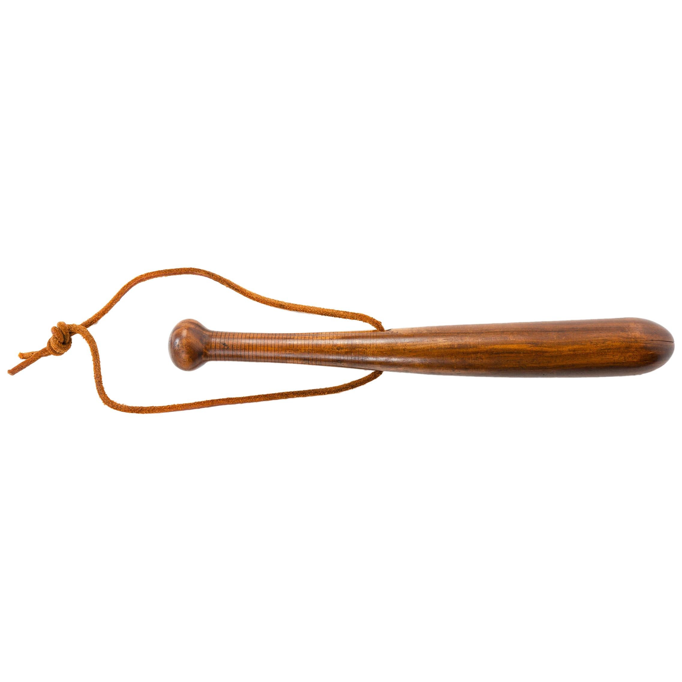 Antique Lignum Vitae Night Stick For Sale