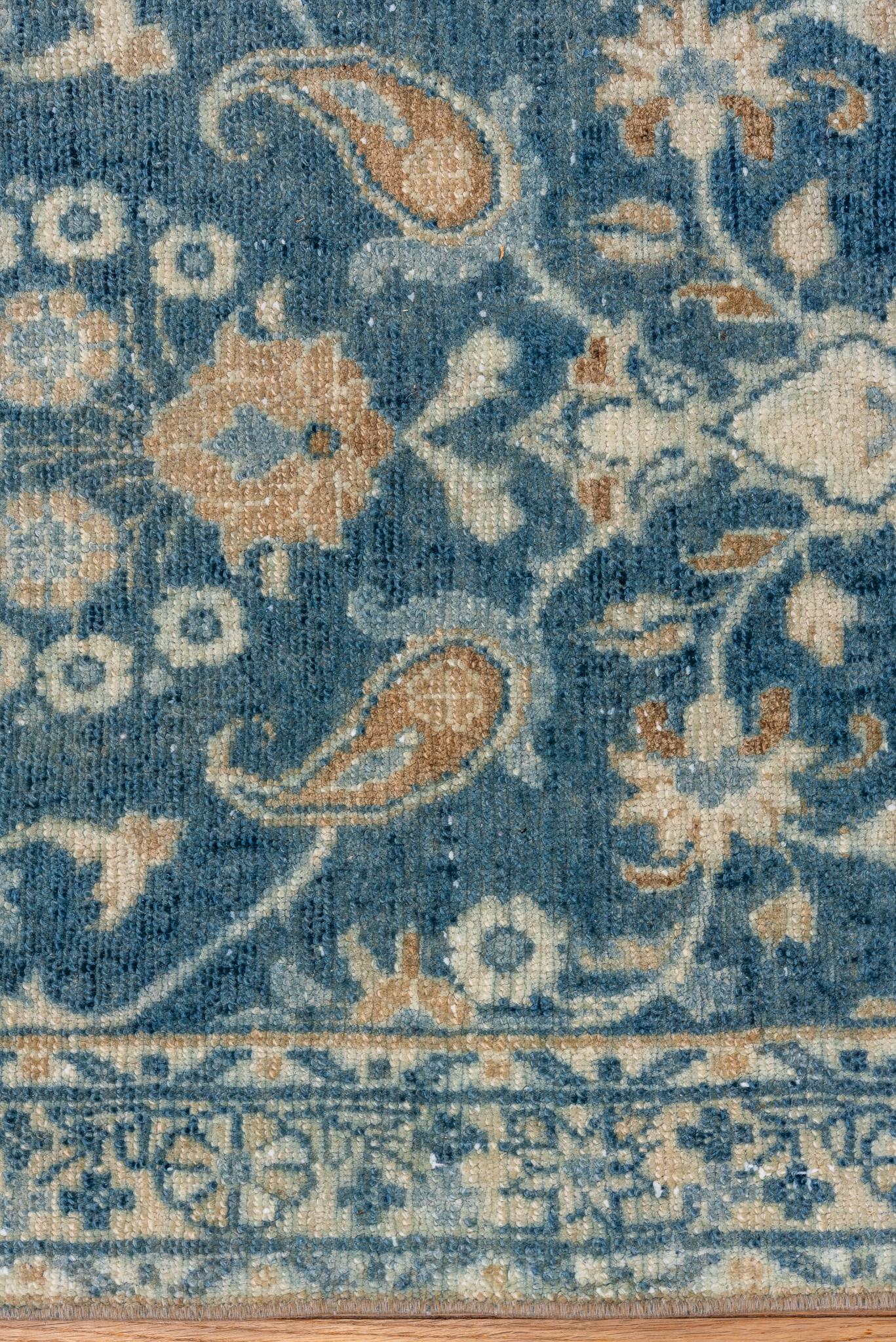 Wool Antique Lilian Runner For Sale