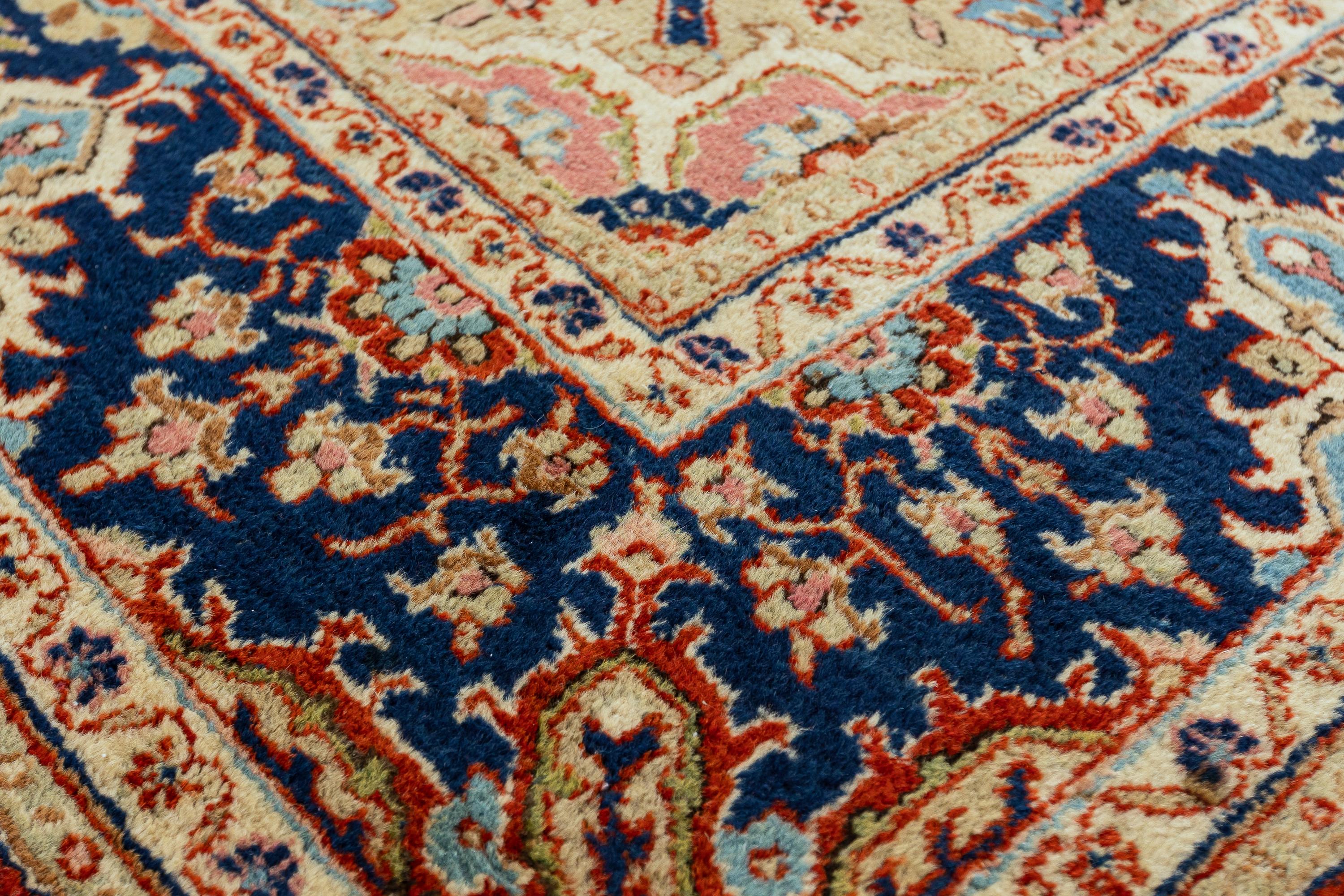 Hand-Knotted Antique Lilihan Persian Rug For Sale