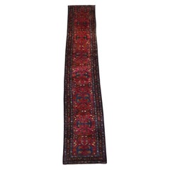 Antique Lilihan Persian Wool Runner Rug C1920