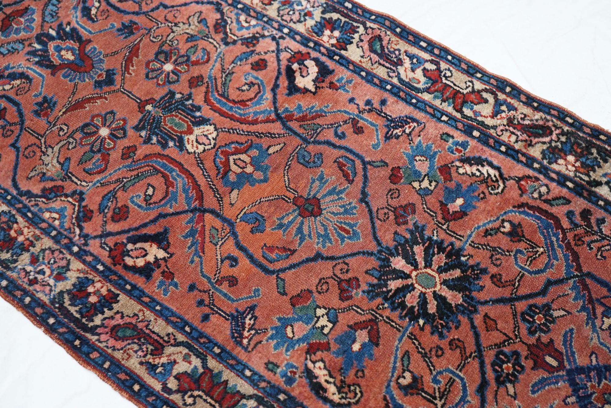 Runner Lilihan antique 2'9'' x 9'8'' en vente 1
