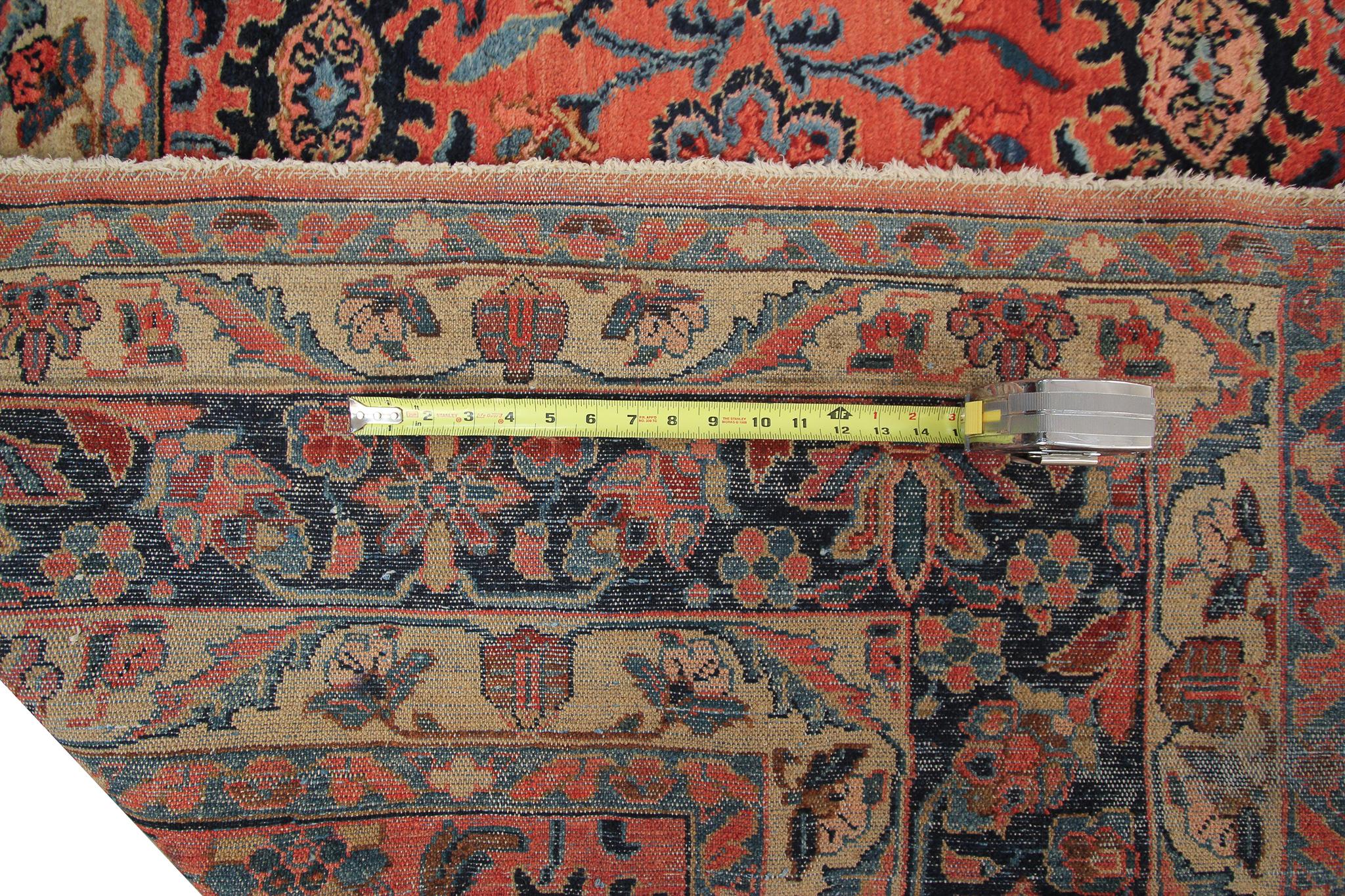 Antique Lilihan Rug Antique Persian Lilihan Geometric Overall Rug 10x14 For Sale 5