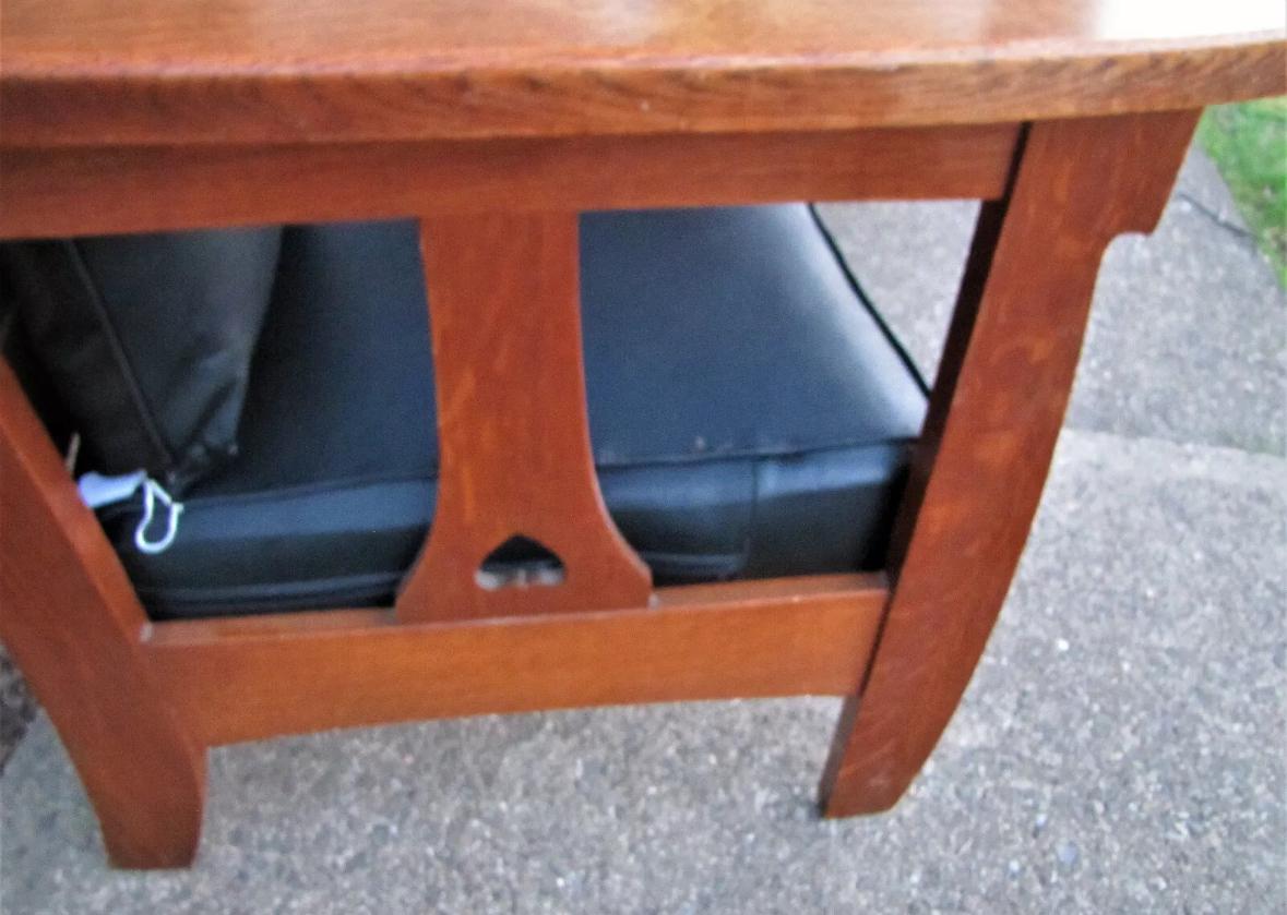 Antique LIMBERT Chair & Rocker Rare Find - Stickley Era - W5128/W5129 For Sale 2